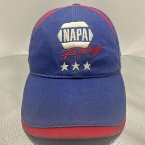 NAPA Racing Hat Blue Red Strapback Cap NASCAR Auto Parts Intrepid